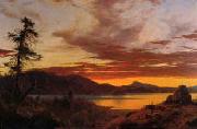 Frederick Edwin Church Sunset Norge oil painting reproduction